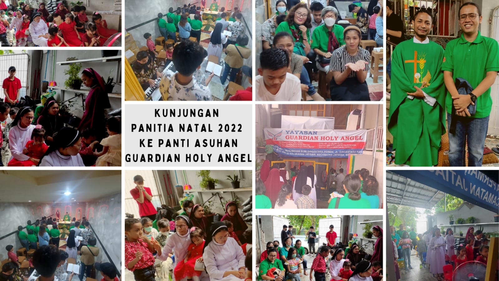 Kunjungan Panitia Natal 2022 ke Panti Asuhan Guardian Holy Angel