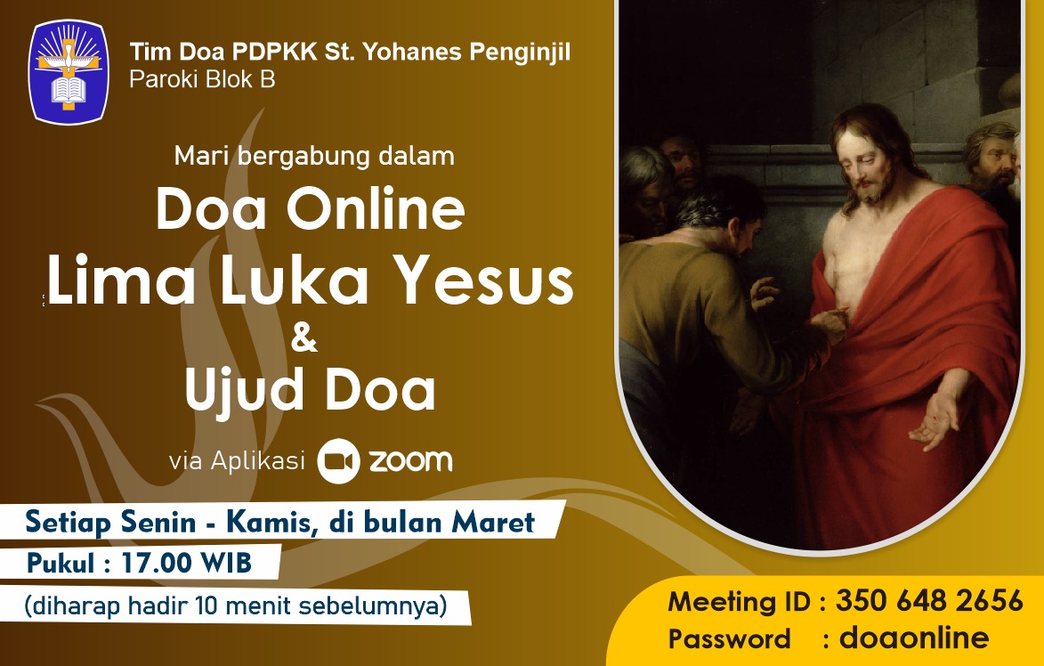 LIMA LUKA YESUS & Ujud Doa