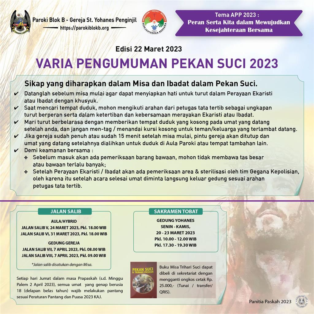 Varia Pengumuman Pekan Suci (3)