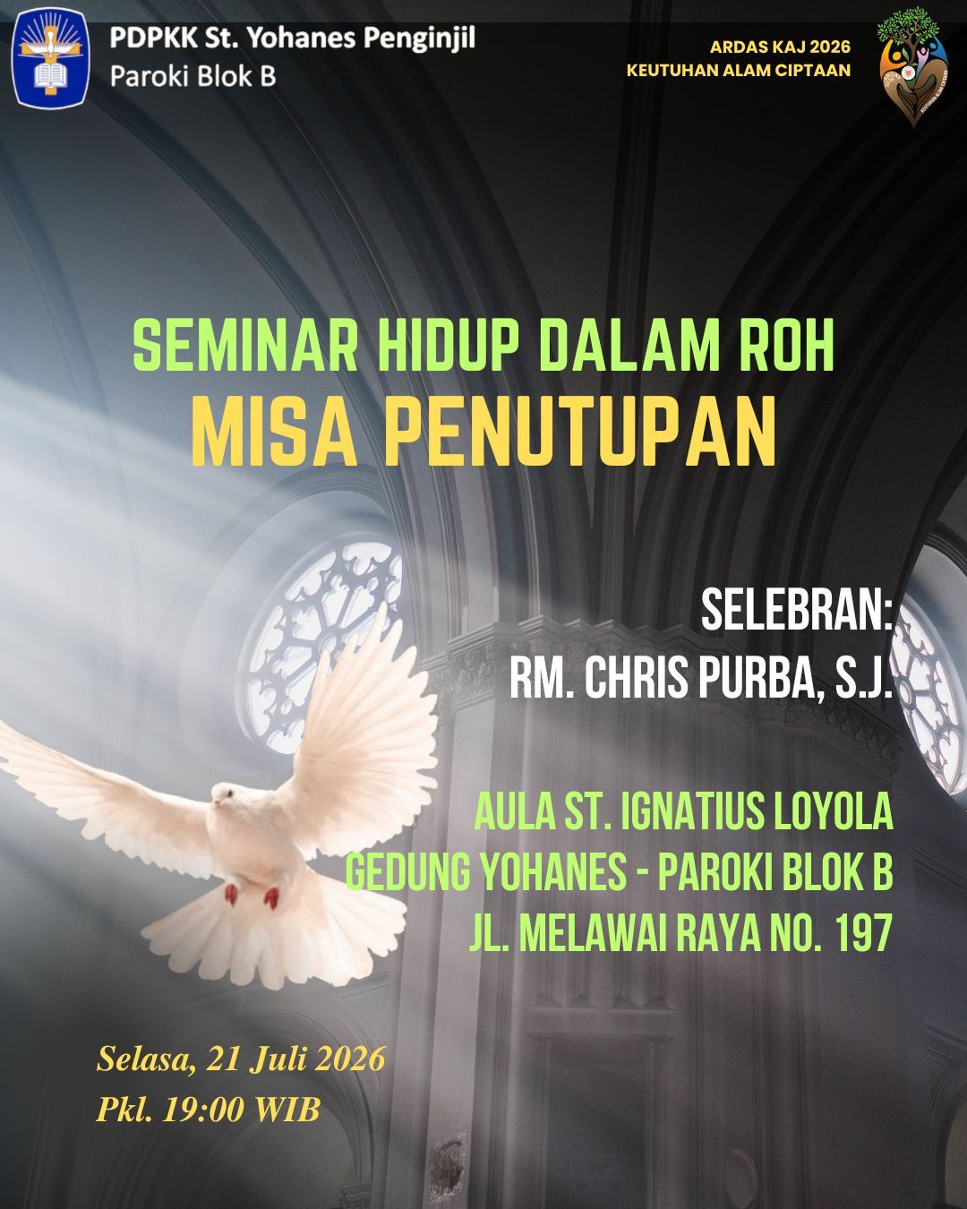 Misa Penutupan Seminar Hidup Baru dalam Roh (SHDR)